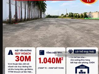 Hiếm! 1.040m2 đất mặt tiền trung tâm q9 cũ gần ngã tư thủ đức  chỉ 65 tỷ