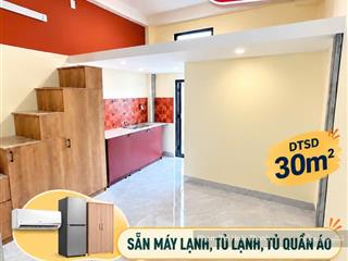 Chủ gửi (4.5tr) cho thuê chdv full nội thất  dtsd 30m2  ngay tây hòa  phước long a