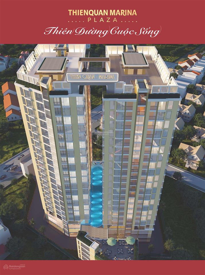 Bán căn hộ 1pn, 1wc tại thiên quân marina plaza, giá tốt 1,647 tỷ, 45m2