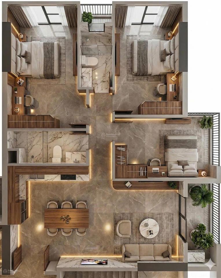 Bán căn hộ 3pn, 2wc, 96,7m2 tại thiên quân marina plaza, 3,5 tỷ vnd