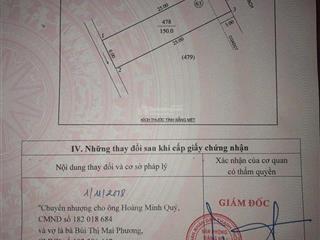 Đất ngõ đường bùi dương lịch  khu tái định cư yên bình  hưng đông