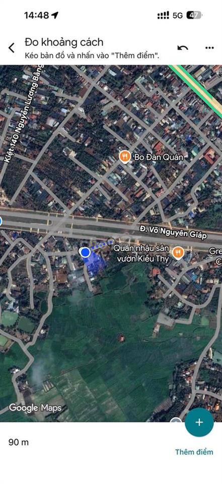 Đất biệt thự hẻm đường Võ Nguyên Giáp