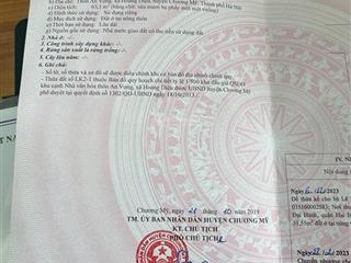 Đấu giá hoàng diệu, chương mỹ, lô góc, giáp máng 7, sát trục liên huyện