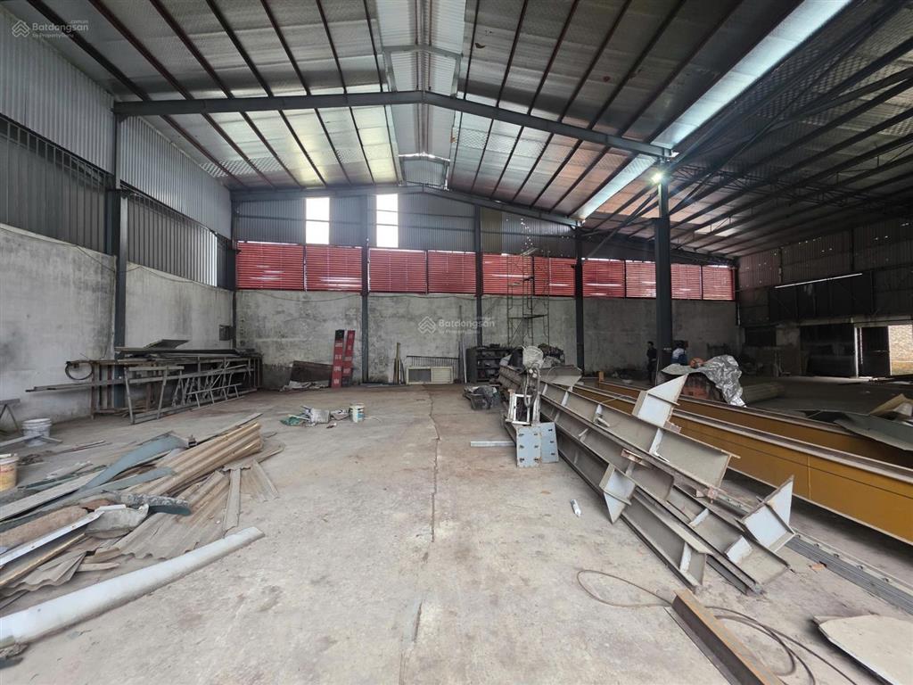 Cho thuê kho xưởng 600m² khung zamil chỉ 12tr/tháng tại đông yên, quốc oai