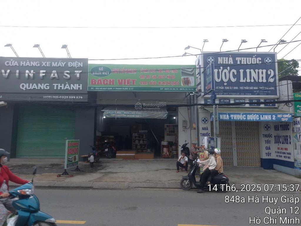 Bán đất sẵn xưởng đang cho thuê tại mặt đường hà huy giáp  quận 12  tp. hồ chí minh