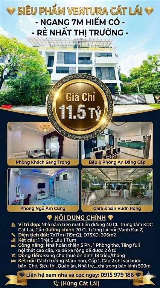 Nhà phố dt 7x17m, 1 trệt 3 lầu  sổ hồng  5pn, 6wc  giá tốt