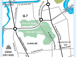 Bán nền đất lô góc e1 dự án hồng lĩnh phú xuân nhà bè