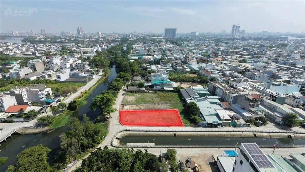 Bán 2 lô đất góc 2 mặt tiền sông tuyệt đẹp quận 12  gần ngã tư ga