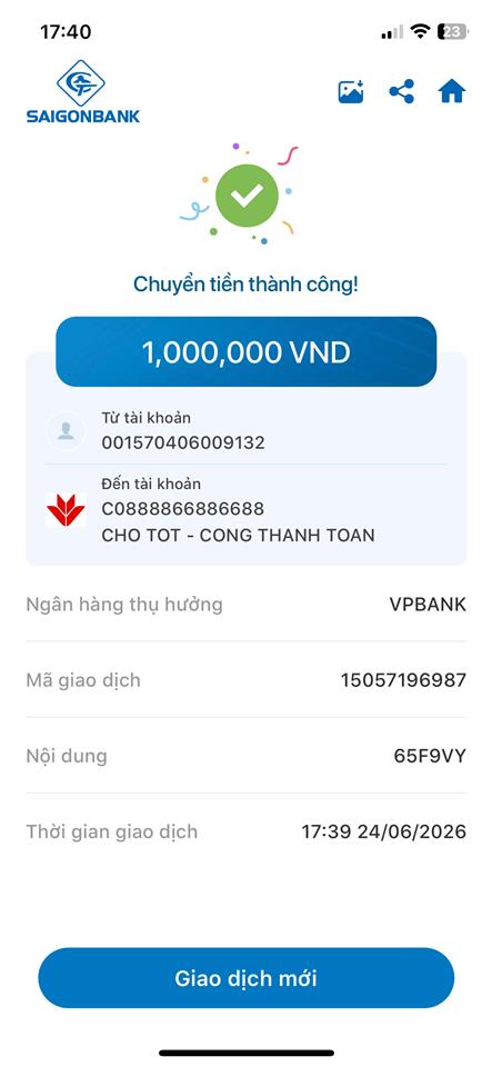 Bán cc đẹp xuất sắc tại prosper plaza, 2,5 tỷ, 54m2, 2pn, 2wc