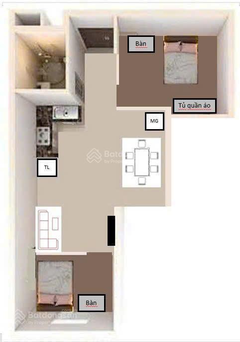 Bán căn hộ chung cư moscow dt 50m2, 2pn, 1wc, đã có sổ, giá 2,6 tỷ