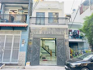 Nhà 4x12 đúc 1 trệt 1 lầu mặt tiền đường nhựa 8m thông gần dự án hiệp thành city