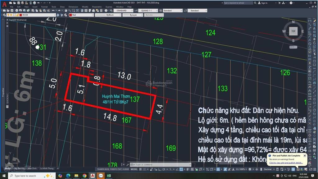 Nhà 1/ hẻm 3m thông đường đht5  phường đông hưng thuận, quận 12, dt 5 x 17m, 4,35 tỷ sổ hồng
