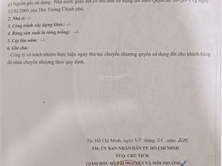 Chủ cần bán nền đất an sương phường tân hưng thuận quận 12 ! dt 4 x 20 ( sổ hồng ) giá 7,5