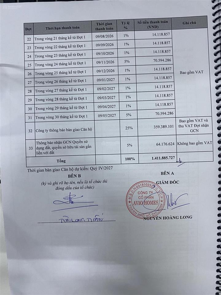 Giá sốc chính chủ! 56m² view hồ bơi tt avio chỉ 2.1 tỷ  đã thanh toán 70%, chốt ngay.