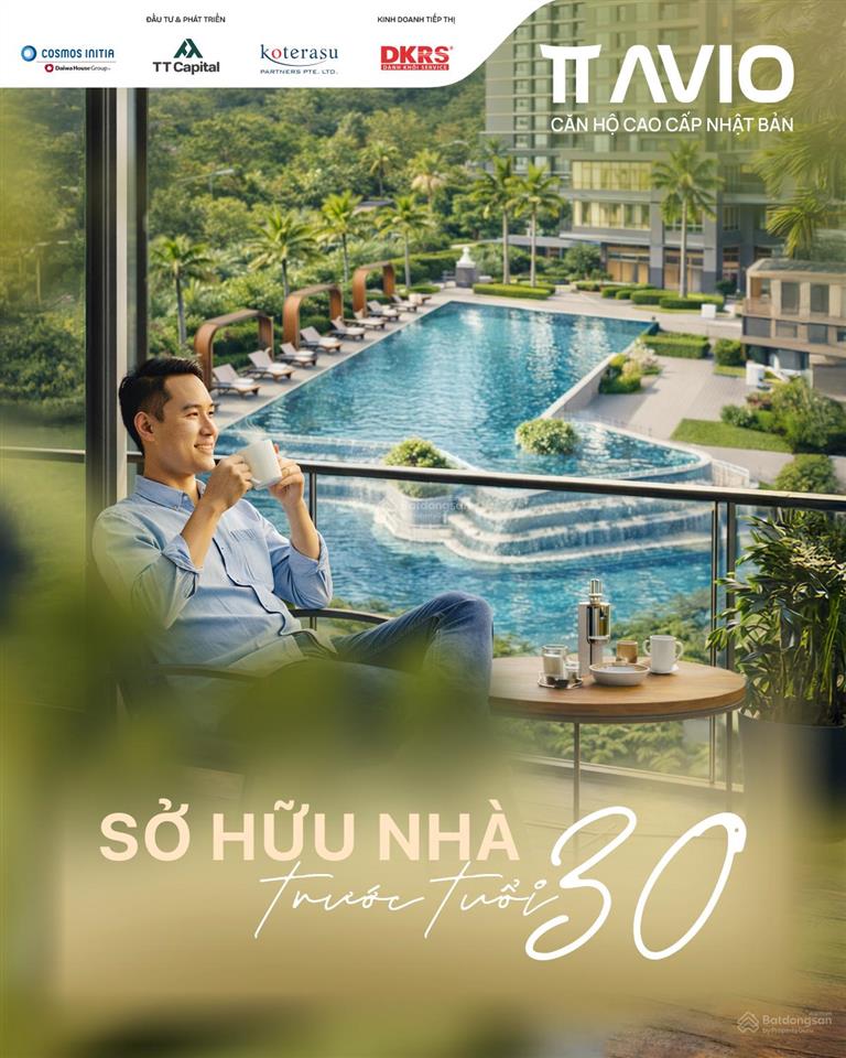 Sang giá hợp đồng căn 1pn  tt avio. tầng 26, view hồ bơi. chỉ 1,4 tỷ  năm sau nhận nhà