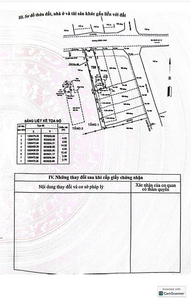 Đất mặt tiền đường apđ3, 4 x 18m