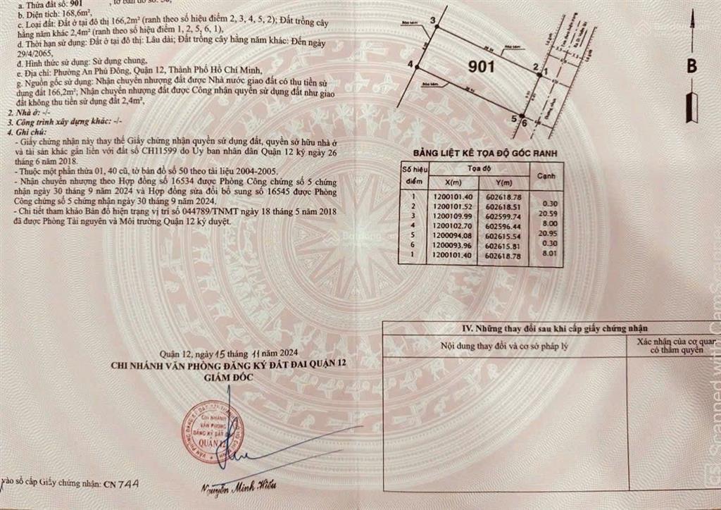 Đất hẻm 94 vườn lài ngay cầu rạch gia, 8 x 21