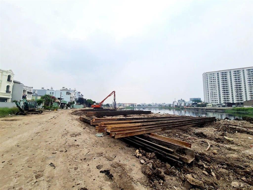 Đất 2 mặt tiền đường ven sông vàm thuật, 5 x 32