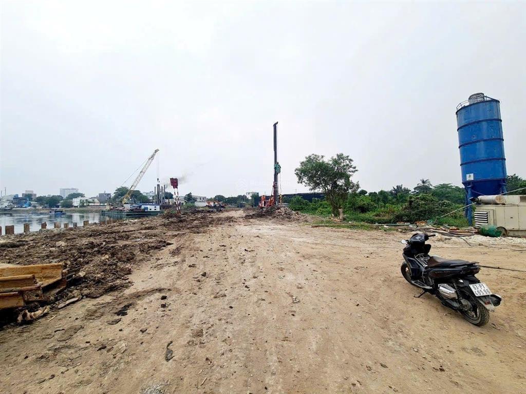 Đất 2 mặt tiền đường ven sông vàm thuật, 5 x 32