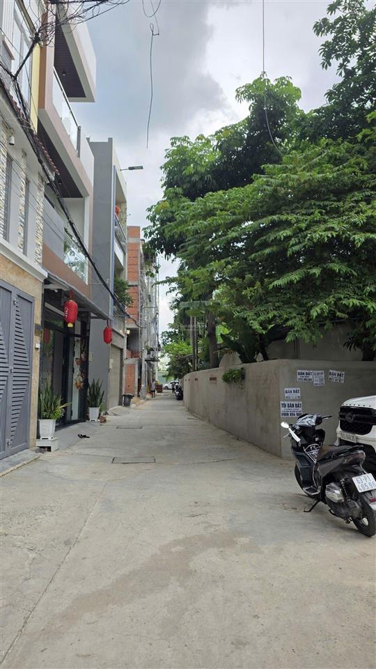 Góc 2 mặt hẻm 94 vườn lài, an phú đông, 6.2 x 13m, xây được 6 tầng