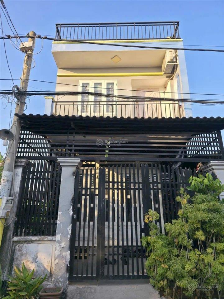 Bán nhà 1 trệt 2 lầu hẻm 2/ đường ven sông vàm thuật cách cầu sắt nguyễn thái sơn 800m, 5 x 19