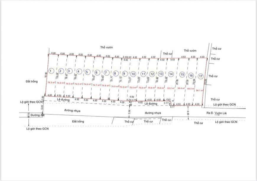 Lô đất hẻm 2/ đường ven sông vàm thuật, cách cầu sắt apđ 2km, 4 x 21
