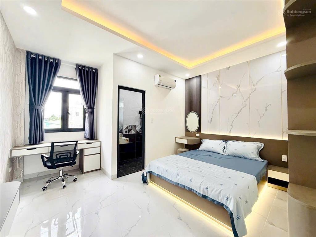 Kẹt tiền giảm sâu căn nhà xây mới 5 tầng full nội thất còn 6,6 tỷ thuộc p. an phú đông (mới) hcm