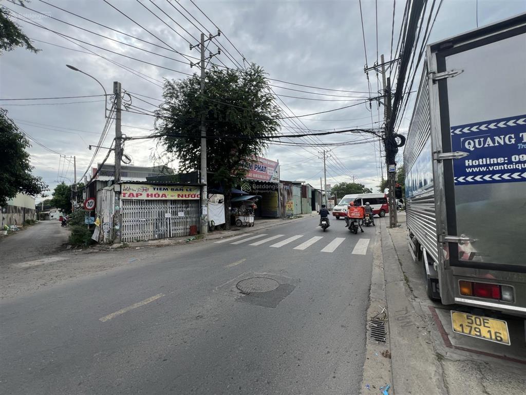 Đất bán mặt tiền đông thạnh 7, dt 536m, đường nhựa 8m thông