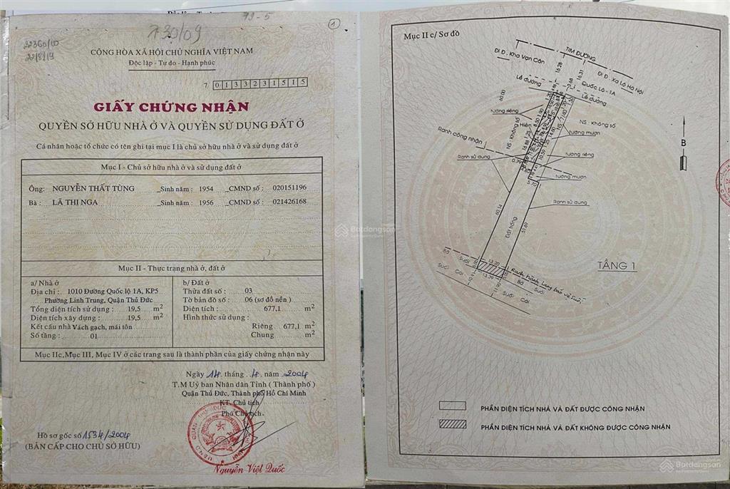 Mt ql1a  ngay nhà ga metro thủ  đh nông lâm, xây khách sạn, căn hộ, vp công ty, kho xưởng 45 tỷ