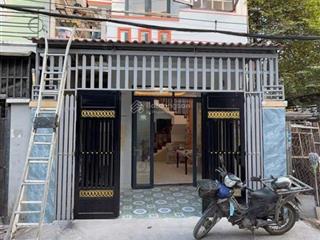 Nhà mới đẹp, mặt tiền hẻm 6m thông, (4,8x12), 1 trệt, 1lầu, 2 pn, đường tx 40, thạnh xuân, quận 12