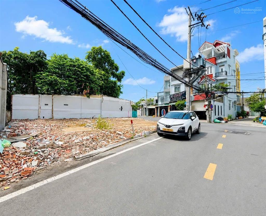 Bán lô đất góc hai mặt tiền đường nguyễn trung nguyệt phường bình trưng tphcm