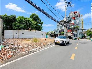 Bán lô đất góc hai mặt tiền đường nguyễn trung nguyệt phường bình trưng tphcm