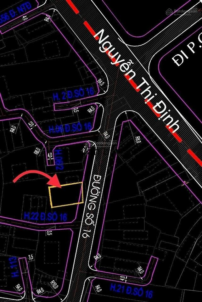 Bán đất mặt tiền đường số 16 tml chỉ cách ntđ 30m giá 13,8 tỷ