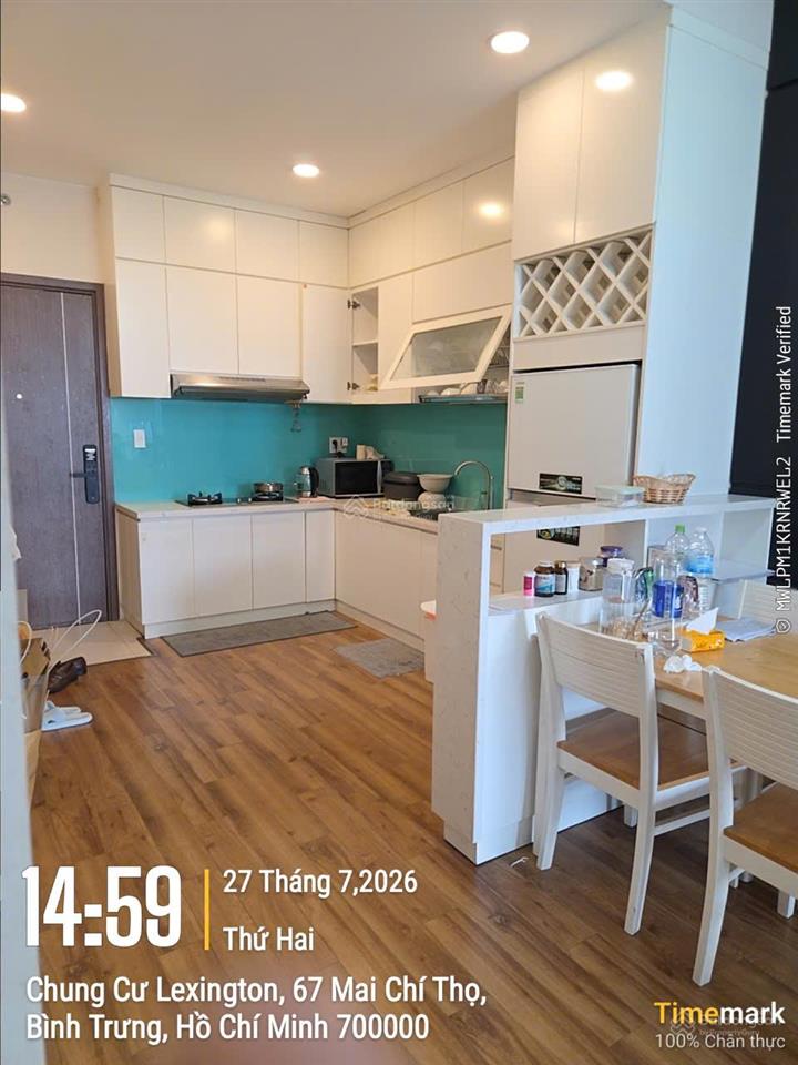 Cho thuê lexington, quận 2, 73m2, 2pn, giá tốt 15,5 tr, ngay tttm, bến metro, gym, hồ bơi miễn phí