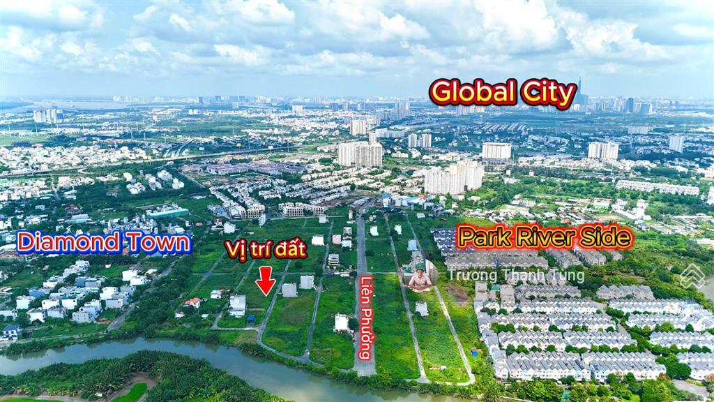Đất nhà phố (5x20)m. gần đường liên phường. giá 7,2 tỷ