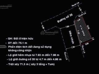 Cần bán lô đất hẻm 6m đường nguyễn tuyển phường bình trưng tây q2 cũ