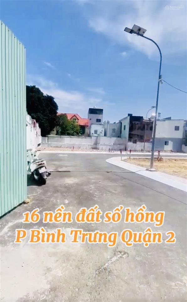 Chính chủ gửi bán nhanh lô đất hẻm xe oto rộng 7m đường số 7, p. bình trưng đông q2 cũ, tp hcm