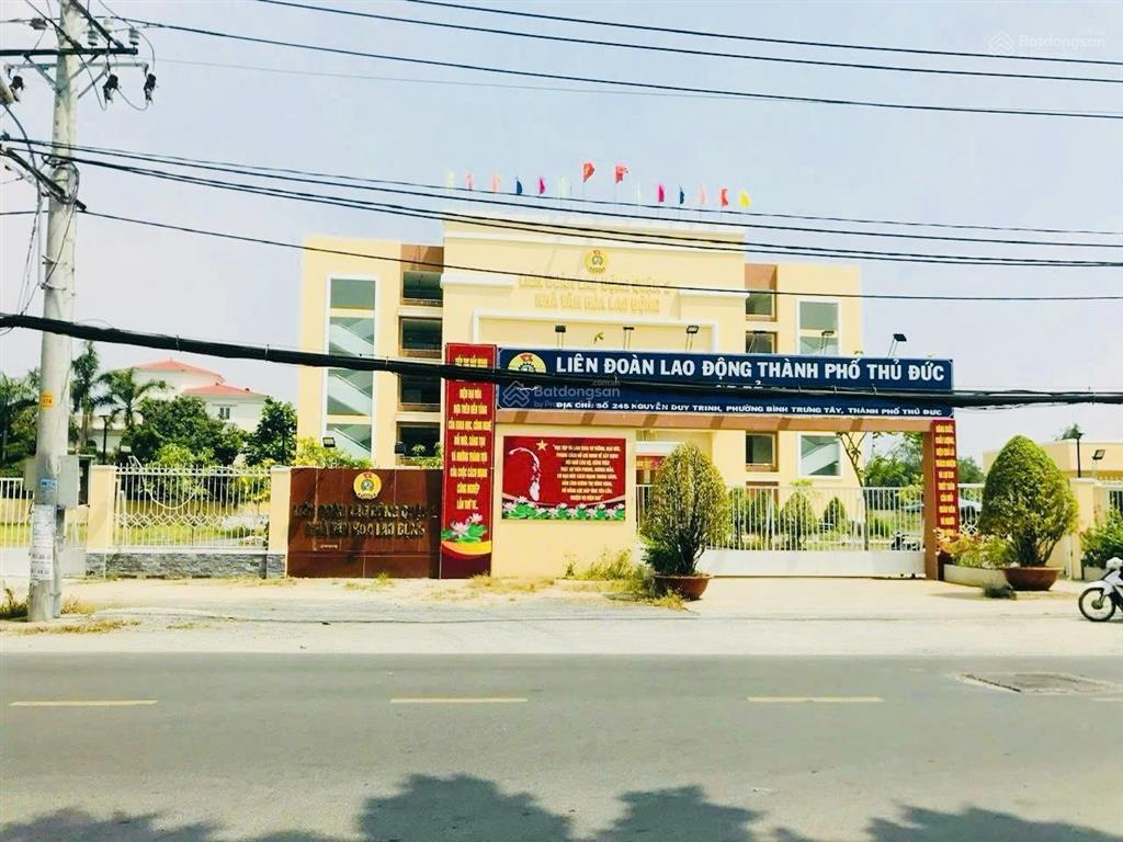 Cần bán lô đất mặt tiền nguyễn tuyển ở.bình trưng tây q2 cũ tp hcm