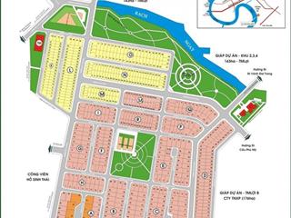 Bán đất nền dự án kdc biệt thự vila thủ thiêm .phường thạnh mỹ lợi.q2 .dt 8x20m .8x23m gia 145tr