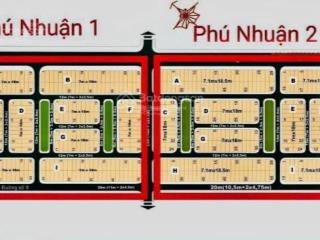Bán đất nền dự án phú nhuận 1.2 thạnh mỹ lợi quận 2 .dt.7mx18.5m giá 160tr /m2 trục đường thông