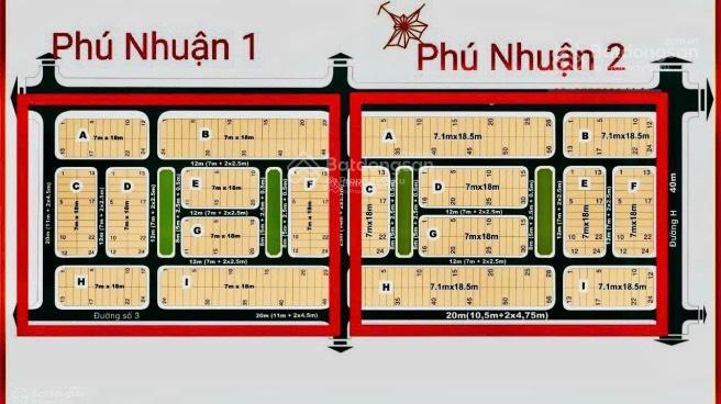 Bán đất nền dự án khu dân cư phú nhuận 1,2. thạnh mỹ lợi. quận 2. dt 7x18.5m, giá 136tr/m2, sổ đỏ