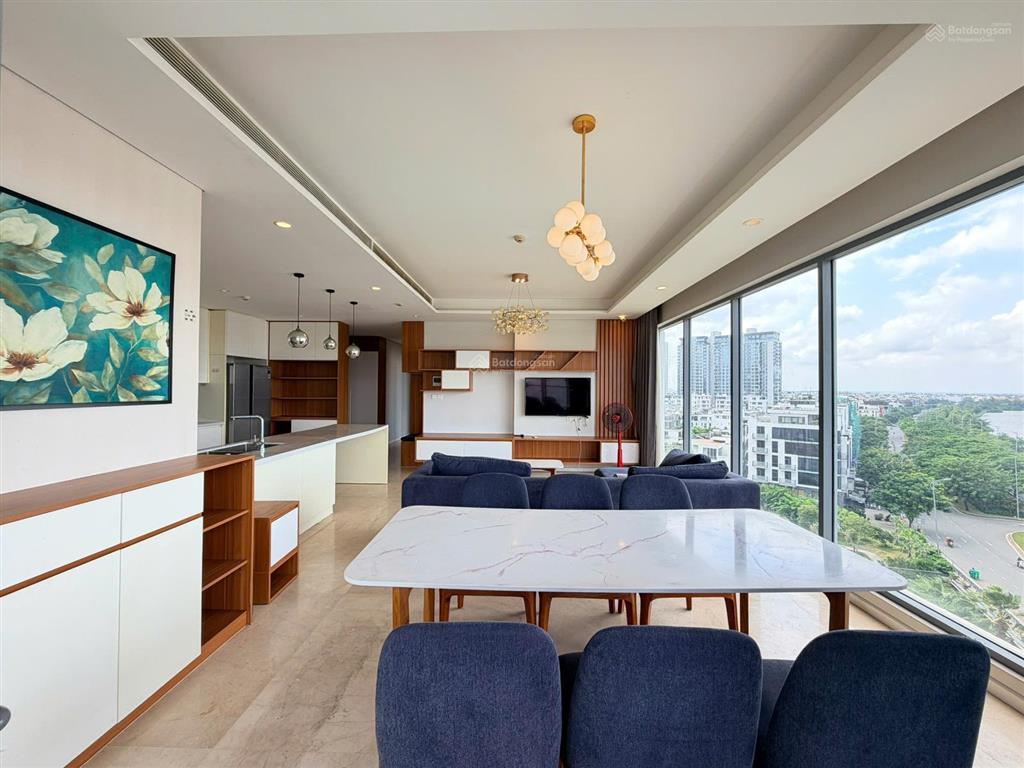 Cho thuê căn hộ 4 phòng ngủ đảo kim cương quận 2, diện tích 169m2, nội thất đẹp, view sông, quận 1