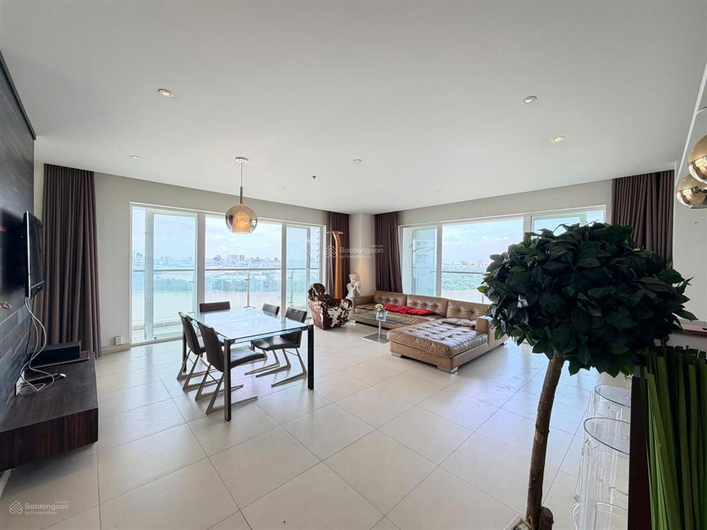 Bán căn hộ 3 phòng ngủ đảo kim cương, có sổ hồng, 180 m2, view sông sài gòn, quận 1, giá 29 tỷ