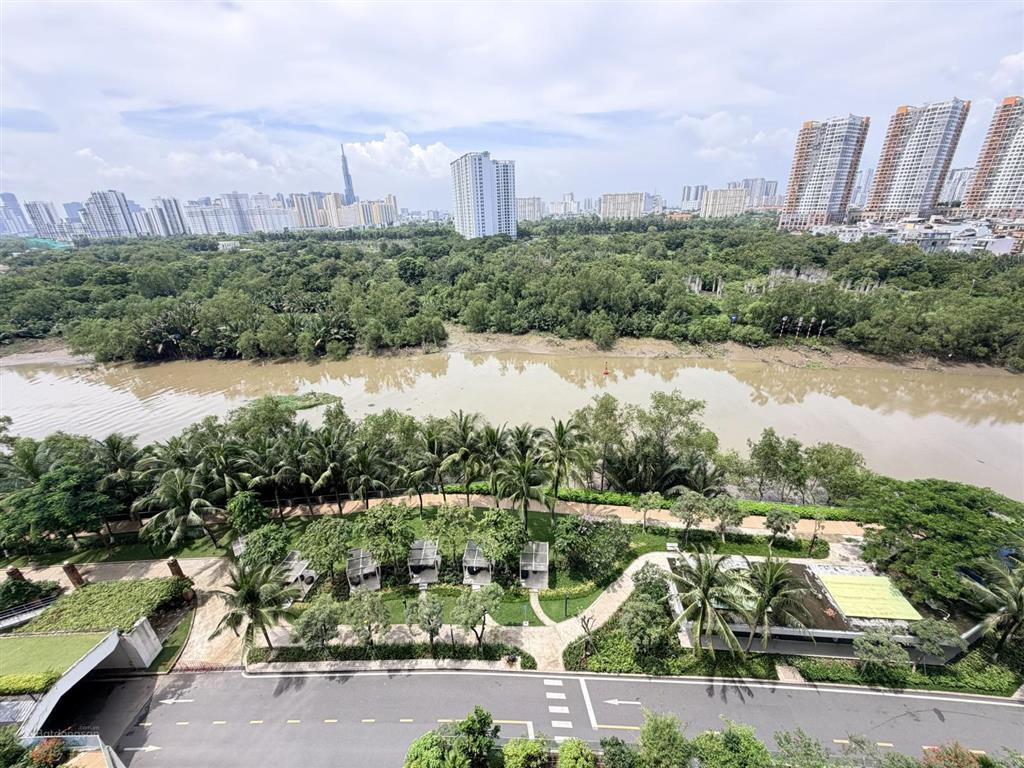 Cho thuê căn hộ 2 phòng ngủ đảo kim cương, 91 m2, view sông sài gòn, quận 1, nội thất đẹp, sạch sẽ