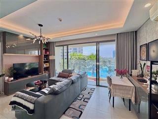 Cho thuê căn hộ 2 phòng ngủ đảo kim cương, 89 m2, view hồ bơi, nội thất đẹp, 27 triệu/tháng