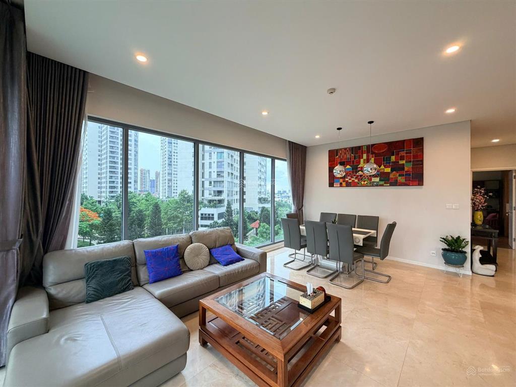 Cho thuê căn hộ 3 phòng ngủ đảo kim cương, 117 m2, view sông sài gòn, quận 1, giá 43,5 triệu/tháng