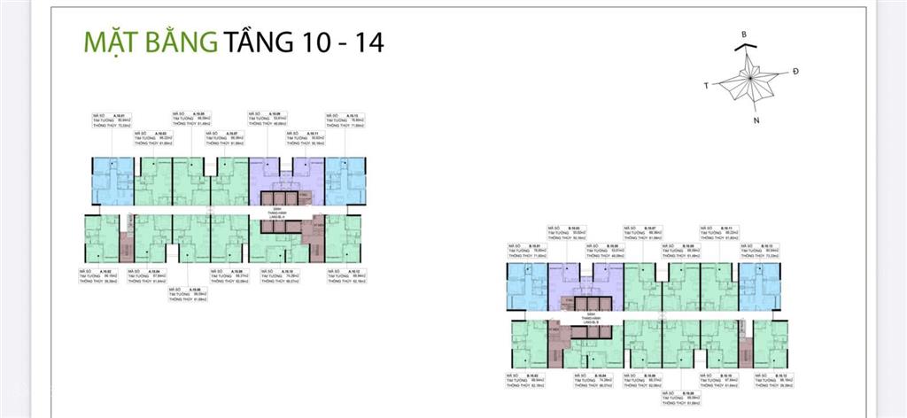Căn hộ mường thanh giá gốc 3,348 tỷ 74m2