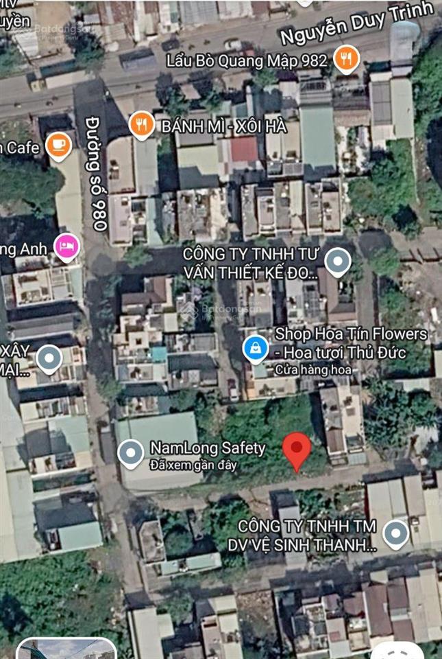 Bán đất phú hữu quận 9, sổ hồng riêng, đất đẹp 84,2m2 công chứng giao dịch ngay (0989 373 ***)