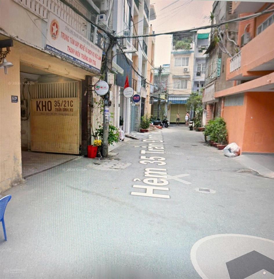 Bán nhà hẻm trần đình xu, phường cầu ông lãnh, quận 1, diện tích 76,3m², sổ hồng.  0989 373 *** trí