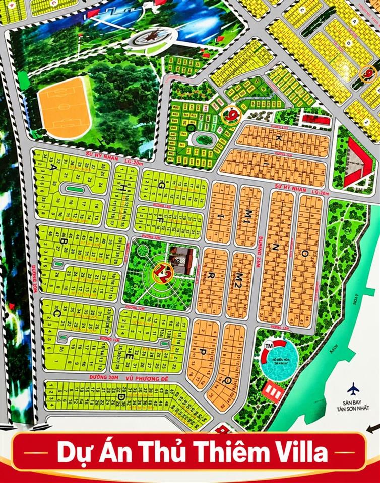 Bán nhanh nền lô c biệt thự đơn lập mt vũ phương đề  thủ thiêm villa q2, diện tích 13,5x25,1m